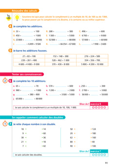 Maths CM1 Ed. 2022  - Livret d'entrainement au calcul fluide