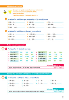 Maths CM1 Ed. 2022  - Livret d'entrainement au calcul fluide