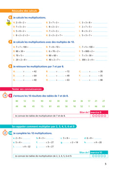 Maths CM2 Ed. 2022 - Livret d'entrainement au calcul fluide