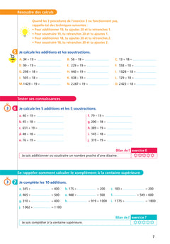 Maths CM2 Ed. 2022 - Livret d'entrainement au calcul fluide