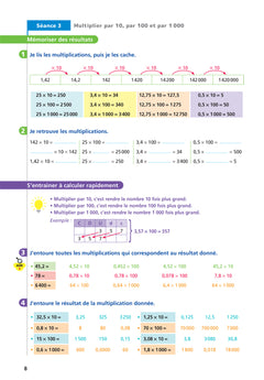 Maths CM2 Ed. 2022 - Livret d'entrainement au calcul fluide
