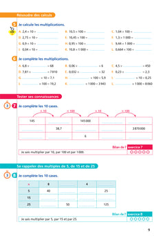 Maths CM2 Ed. 2022 - Livret d'entrainement au calcul fluide