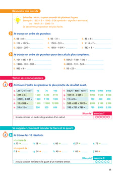 Maths CM2 Ed. 2022 - Livret d'entrainement au calcul fluide