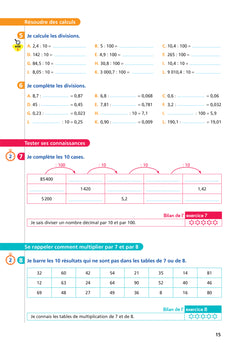 Maths CM2 Ed. 2022 - Livret d'entrainement au calcul fluide