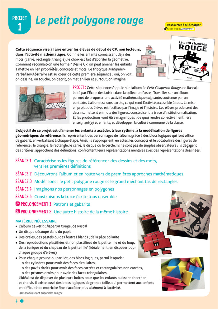 Mini-projets Maxi-maths CP Ed. 2022 - Guide pédagogique de l'enseignant