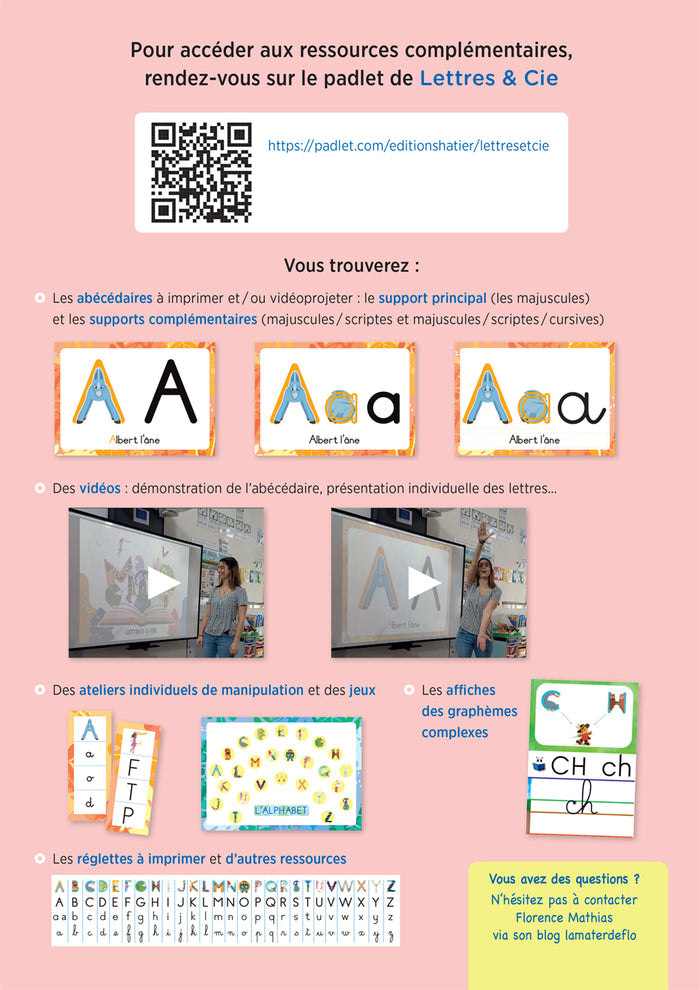 Lettres et compagnie - Français Maternelle Ed. 2022 - Guide pédagogique + flashcards