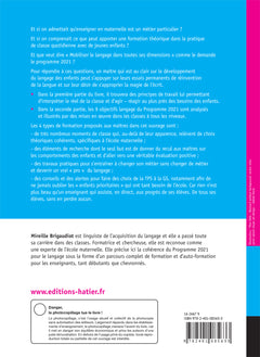 Enseigner à l'école maternelle - Langage et école maternelle Ed. 2022 - Guide de l'enseignant