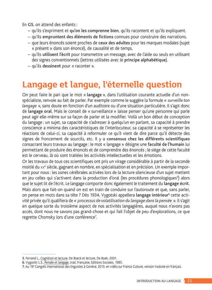 Enseigner à l'école maternelle - Langage et école maternelle Ed. 2022 - Guide de l'enseignant