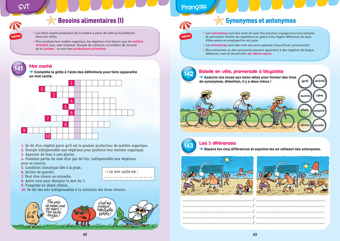 Mes jeux de vacances - Cahier de vacances 2024 de la 6e vers 5e
