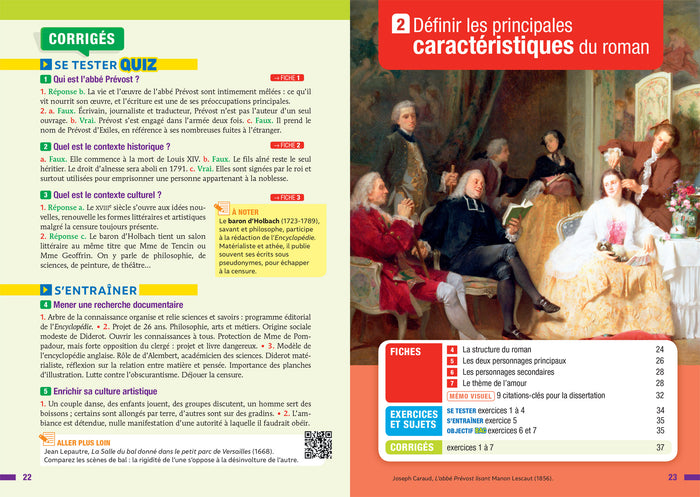 Profil - Abbé Prévost, Manon Lescaut