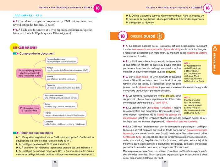 Annales du brevet Annabrevet 2023 Histoire-géographie EMC 3e