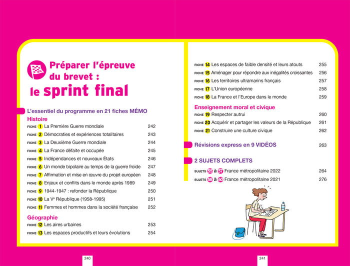 Annales du brevet Annabrevet 2023 Histoire-géographie EMC 3e