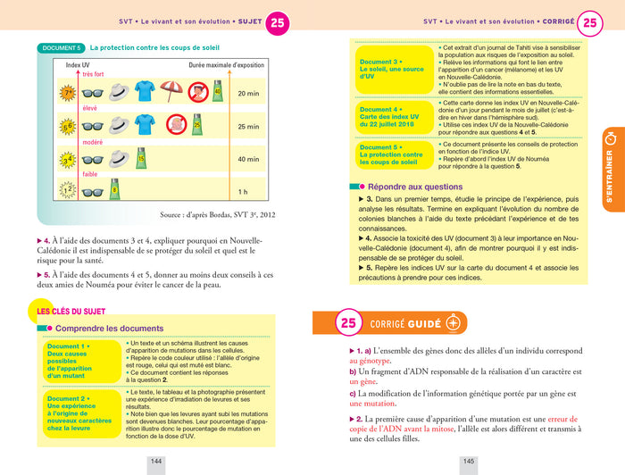 Annales du brevet Annabrevet 2023 Physique-chimie, SVT, Technologie 3e
