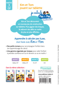 Kim et Tom jouent sur tablette