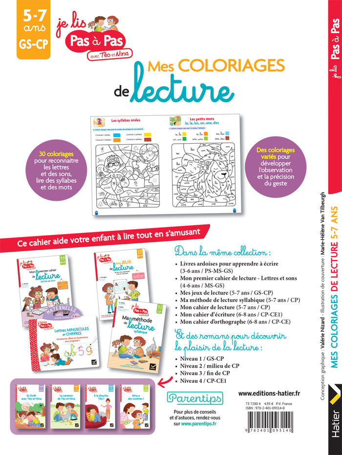 Mes coloriages de lecture GS-CP