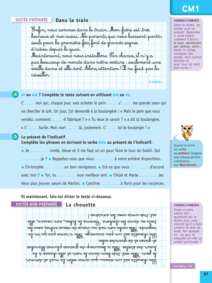 Chouette - Dictées pour l'école