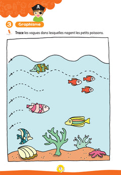 Cahier de vacances 2024 de la Petite section vers la Moyenne section 3/4 ans