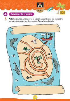 Cahier de vacances 2024 de la Petite section vers la Moyenne section 3/4 ans