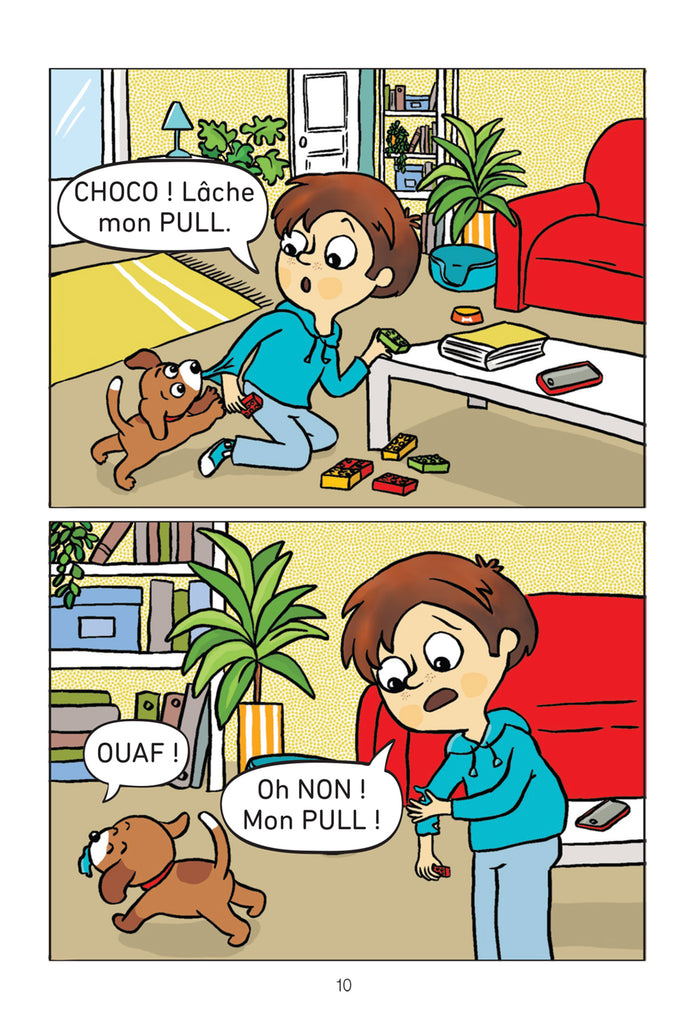 Téo et Nina dressent Choco - MS-GS