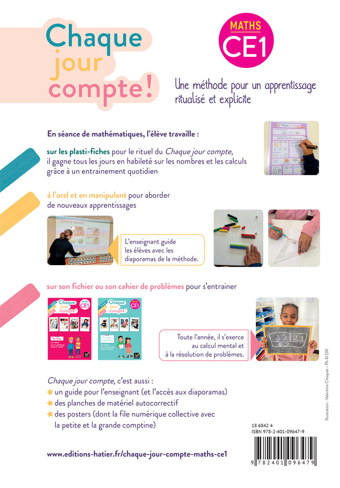 Chaque jour compte - Maths CE1 Ed. 2023 - Cahier de problèmes