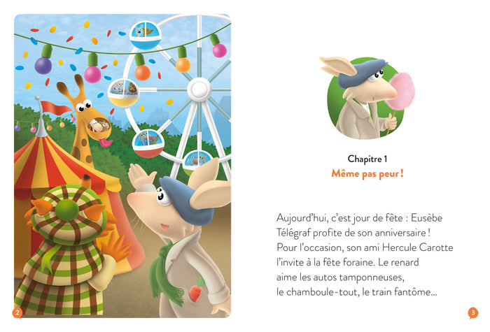 Frousse verte dans le train fantôme