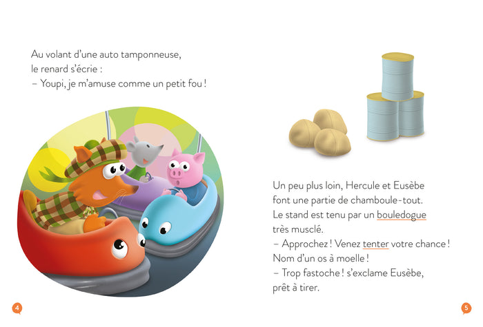 Frousse verte dans le train fantôme