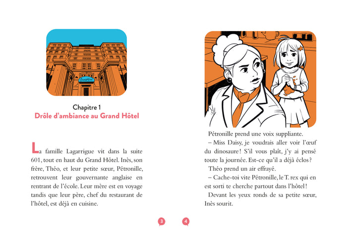 Les enquêtes des Tip Top - Le trésor du dinosaure