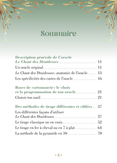 Le chant des druidesses - Cartes oracle
