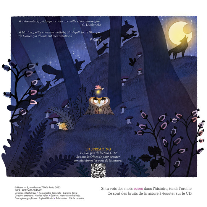 Contes de la nature - La nuit, la chouette et le soleil