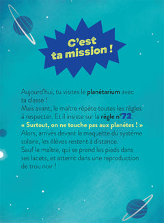 La classe dont tu es le héros - Mission espace ! CP/CE1 6/7 ans