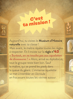 La classe dont tu es le héros - Mission Muséum ! - CP/CE1 6/7 ans