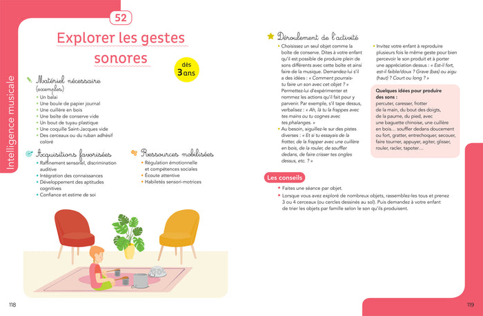 100 jeux pour stimuler les intelligences multiples de son enfant 3-6 ans