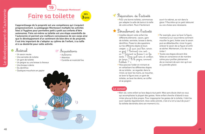 100 jeux pour stimuler son enfant avec les pédagogies alternatives 3-6 ans