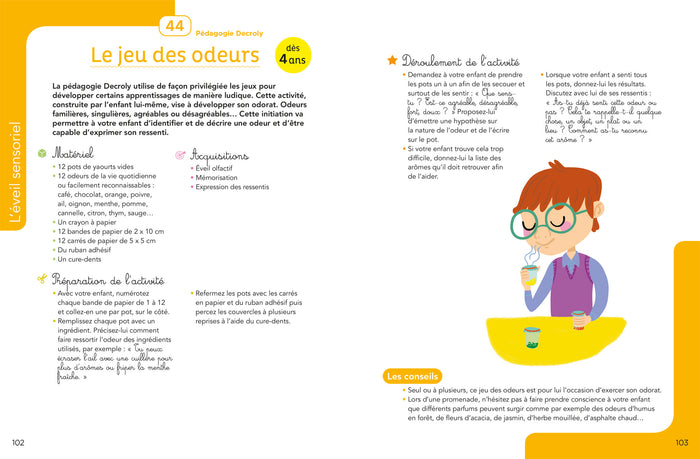 100 jeux pour stimuler son enfant avec les pédagogies alternatives 3-6 ans