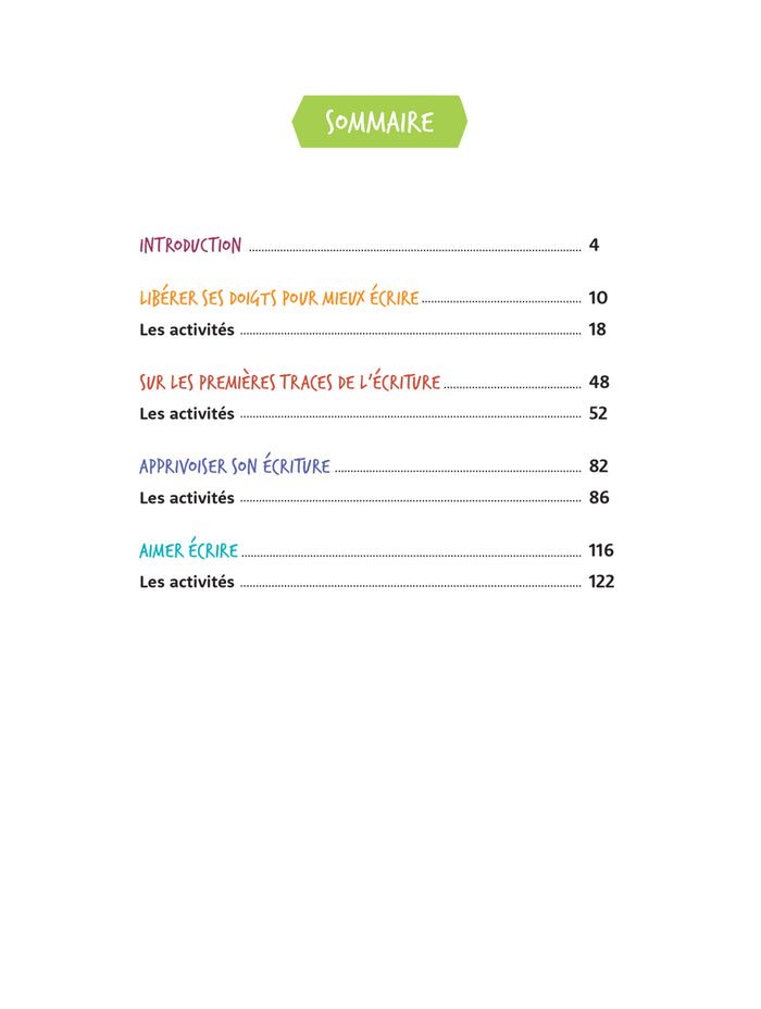 J'aide mon enfant sur le chemin de l'écriture