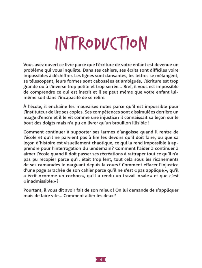 J'aide mon enfant sur le chemin de l'écriture