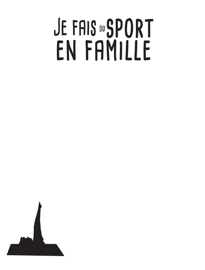 Je fais du sport en famille