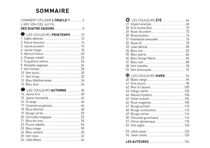 L'oracle des couleurs: L'arc-en-ciel de guérison