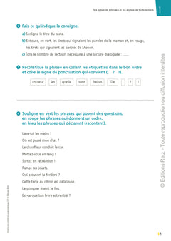 Réussir son entrée en grammaire CE1 - Cahier de l'élève