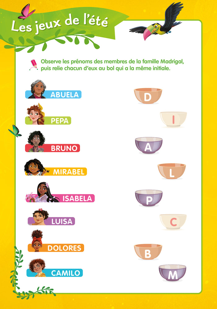 Disney - Encanto - De la Moyenne à la Grande section - Cahier de vacances 2025