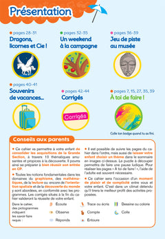 Cahier de vacances 2026 - Hatier vacances - De la GS vers le CP 5/6 ans