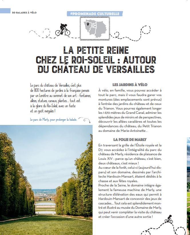 50 balades à vélo à moins de 2 heures de Paris