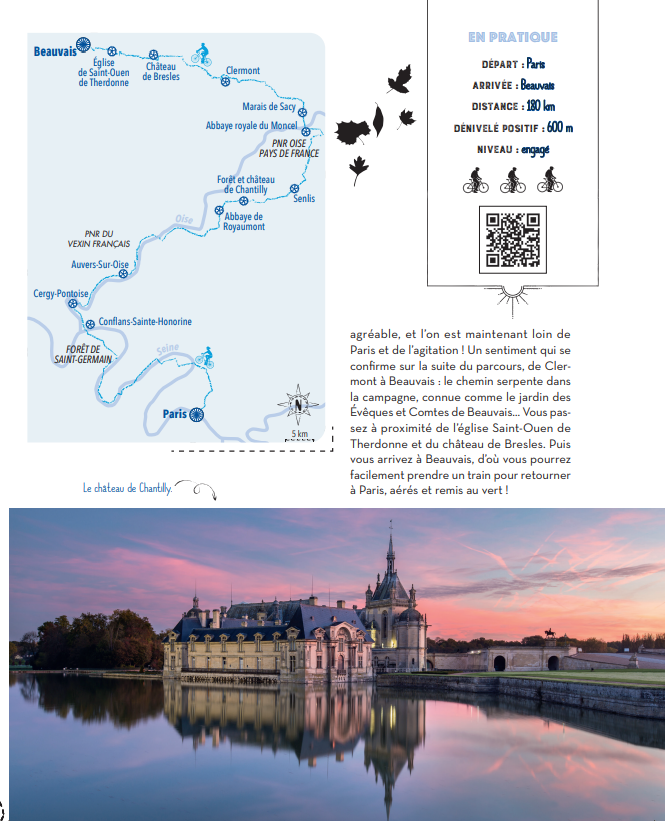 50 balades à vélo à moins de 2 heures de Paris