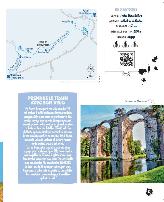 50 balades à vélo à moins de 2 heures de Paris