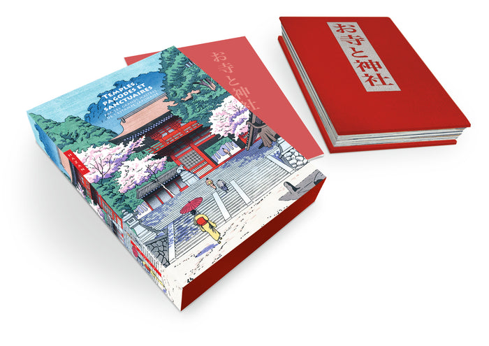 Temples, pagodes et sanctuaires par les grands maîtres de l'estampe japonaise