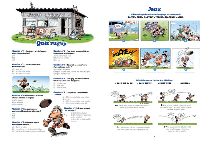 Petits rugbymen cahier d'activités Monde