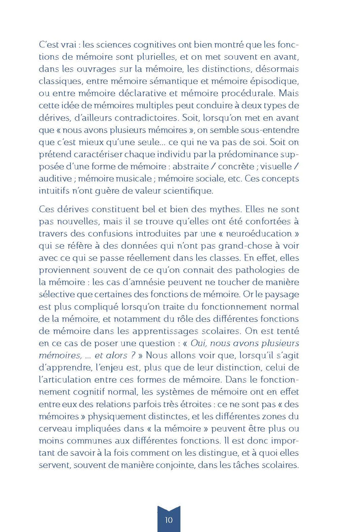 Les élèves et la mémoire