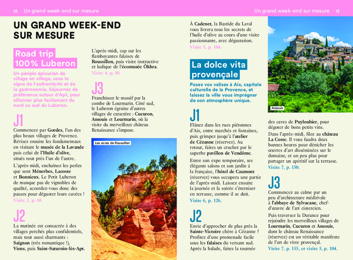 Luberon, Avignon, Aix, Alpilles Guide Un Grand Week-end