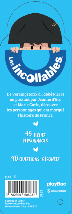 Quelle histoire - Éventail Personnages de l'Histoire de France -Édition 2023