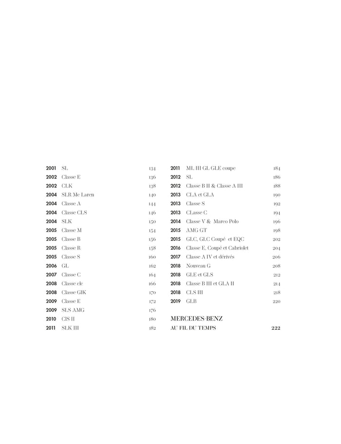 Coffret Mercedes BENZ